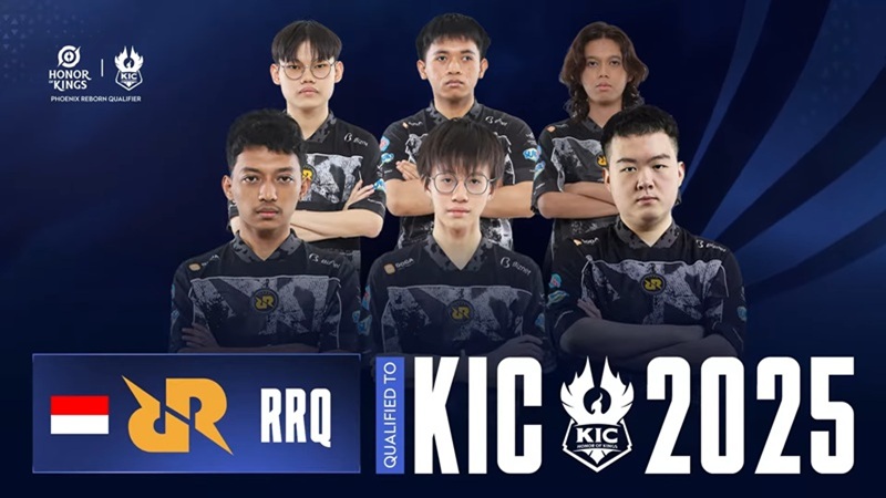Tim RRQ resmi lolos ke KIC 2025 setelah menjuarai Phoenix Reborn Qualifier dan melengkapi daftar wakil Indonesia.