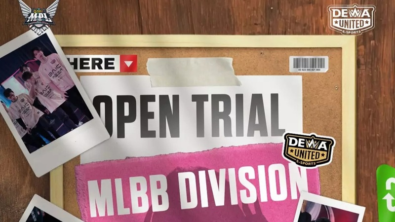 Dewa United Esports Buka Trial Pemain, Coach, dan Manager MLBB, Ini Syarat dan Cara Daftarnya!