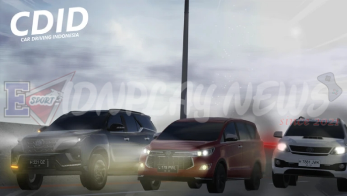 Mobil-mobil digital mendukung kode redeem CDID Roblox Juli 2026
