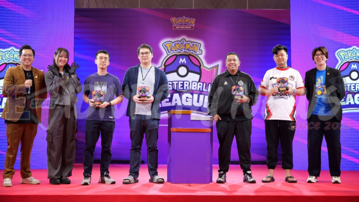 Suasana turnamen Master Ball League Indonesia di arena pertandingan kartu