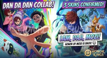 Honor of Kings x Dandadan Resmi Diumumkan, Tiga Skin Kolab Siap Guncang Land of Dawn-nya HOK