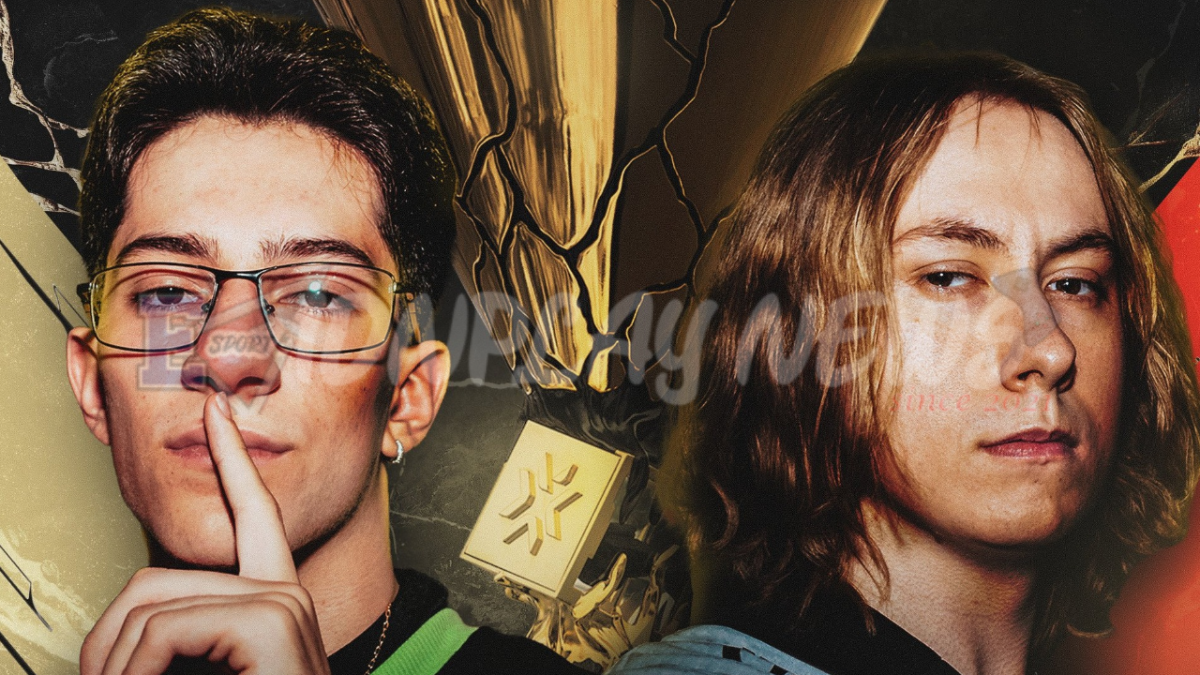 Dua pemain esports Team Vitality bersiap menghadapi LOUD di grand final VALORANT Champions 2026