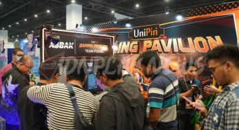 Main Gim Buatan Studio Dalam Negeri di Booth UniPin Indonesia Comic Con 2026